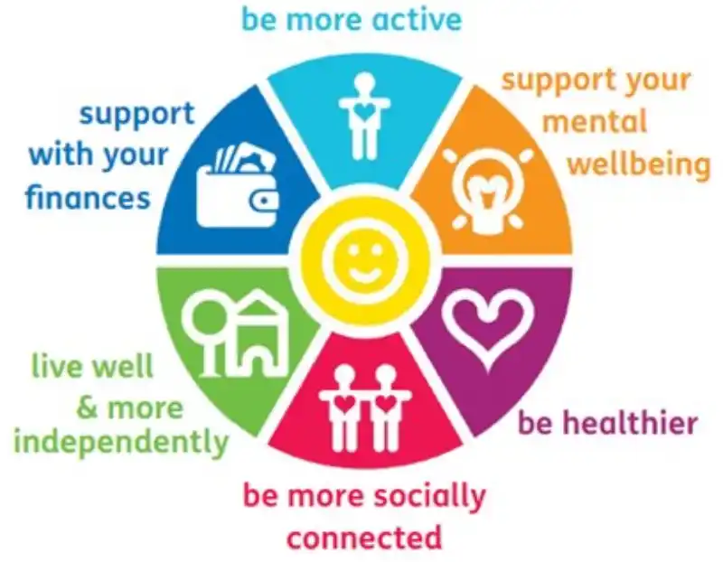 social prescribing wheel